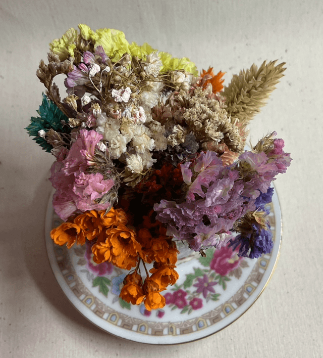 Tasse vintage fleurie