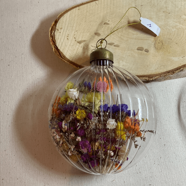 Boule fleurie