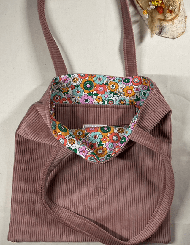 Tote bag en velours 