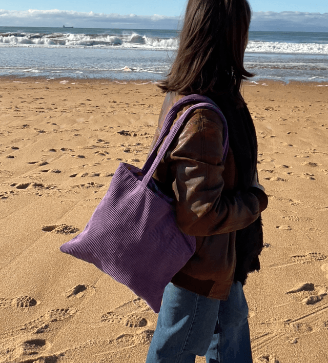 Tote bag en velours 