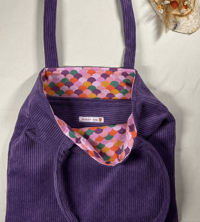Tote bag en velours 