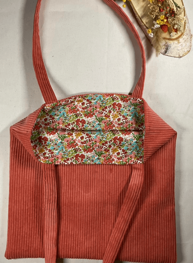 Tote bag en velours 